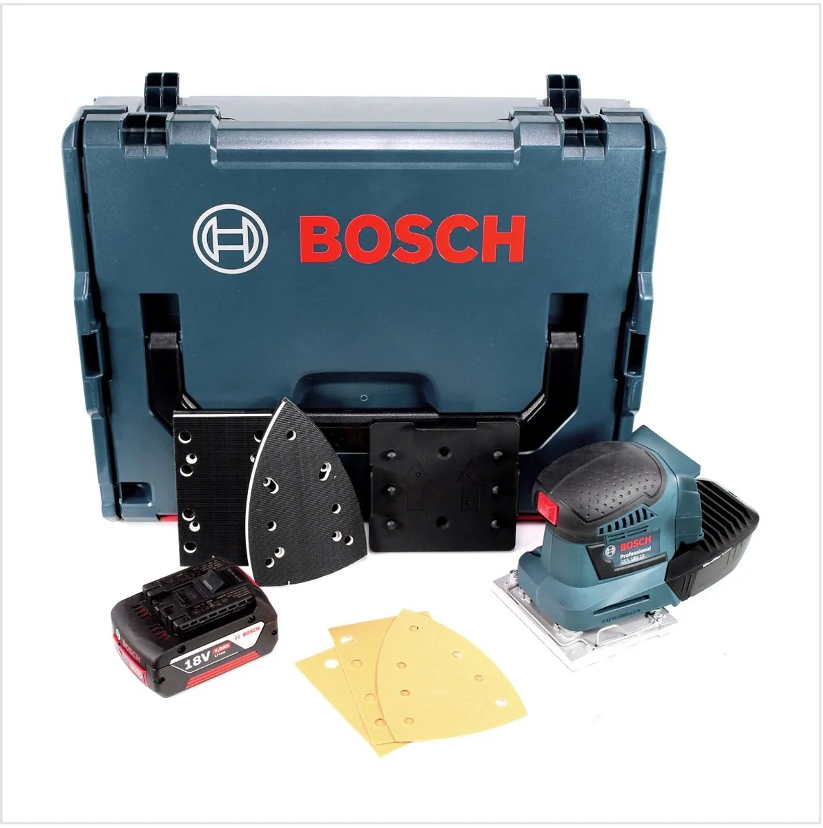 Bosch GSS 18V-10 Vlakschuurmachine - 11.000 r/min - 1x 4.0Ah Accu