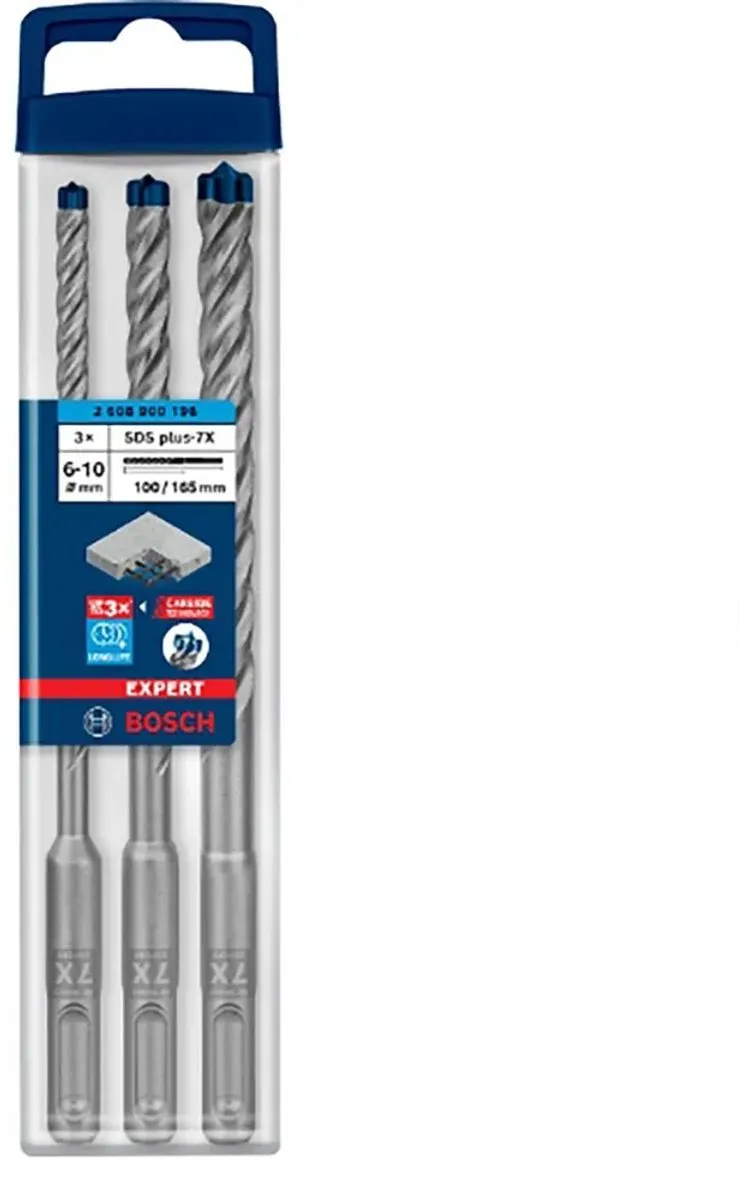 Bosch Professional EXPERT SDS plus-7X Hamerboorset 3-delig