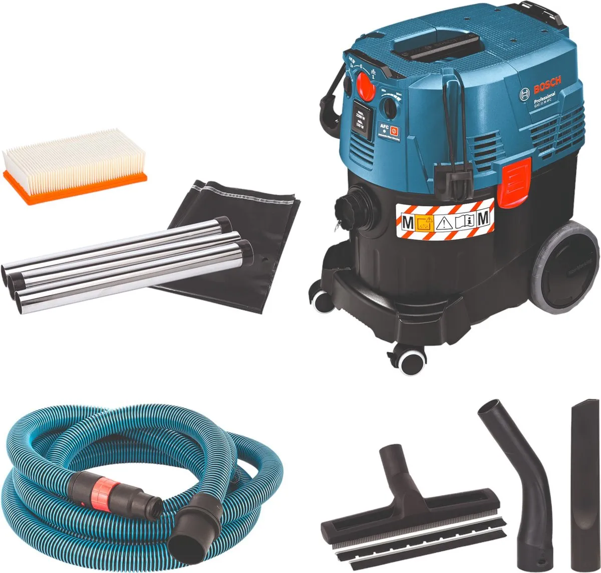 Bosch Professional GAS 35 M AFC Stofzuiger - 850W - 35L