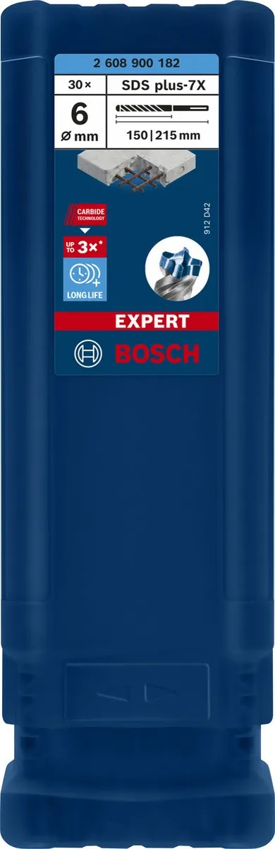 Bosch Professional EXPERT SDS plus-7X Hamerboor 6mm