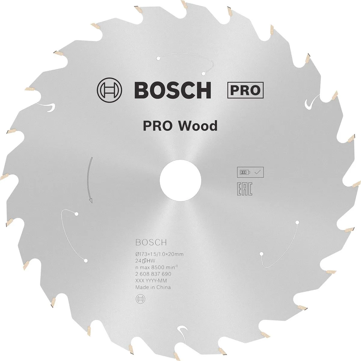 Bosch Professional PRO Wood Zaagblad 173mm