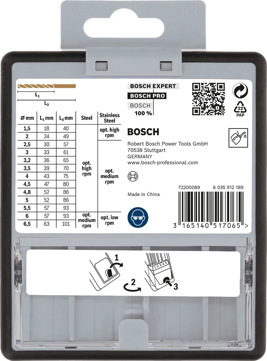 Bosch Professional Robustline HSS-CO Set 13 Stuks