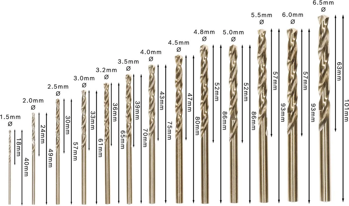 Bosch Professional Robustline HSS-CO Set 13 Stuks