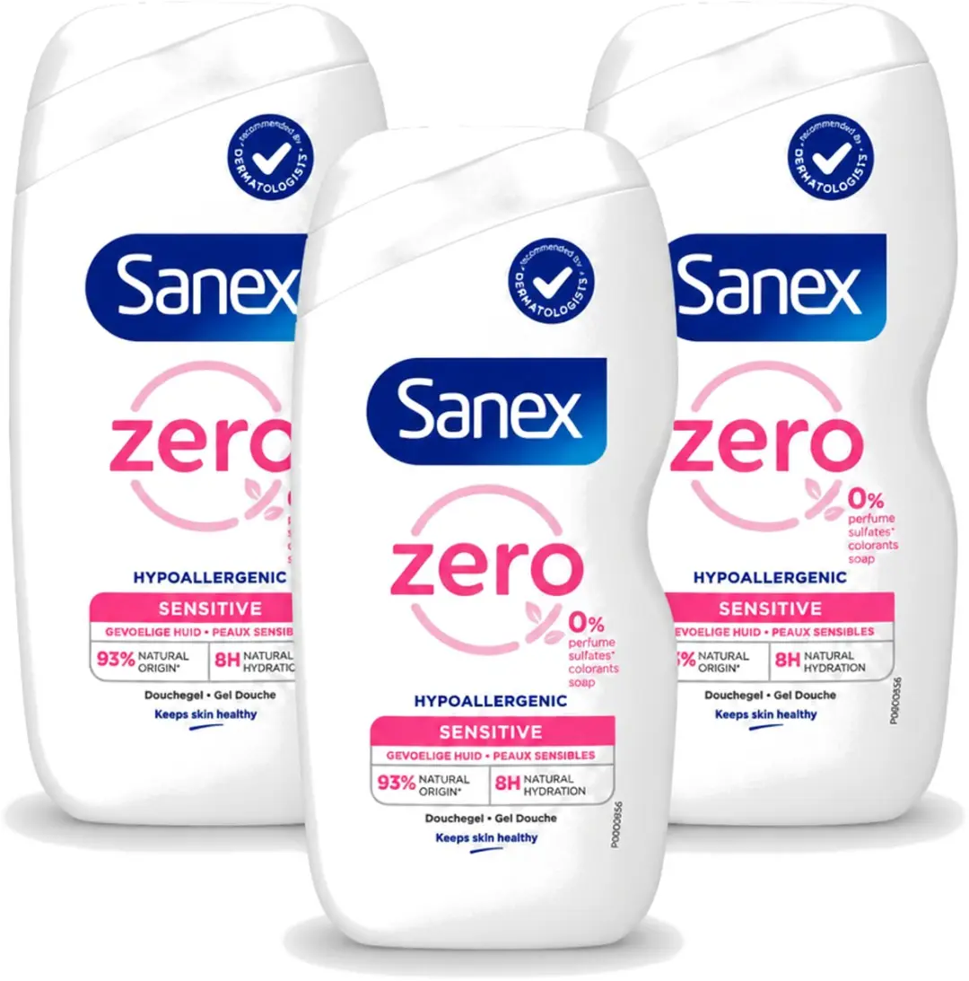 3 x Sanex Zero%