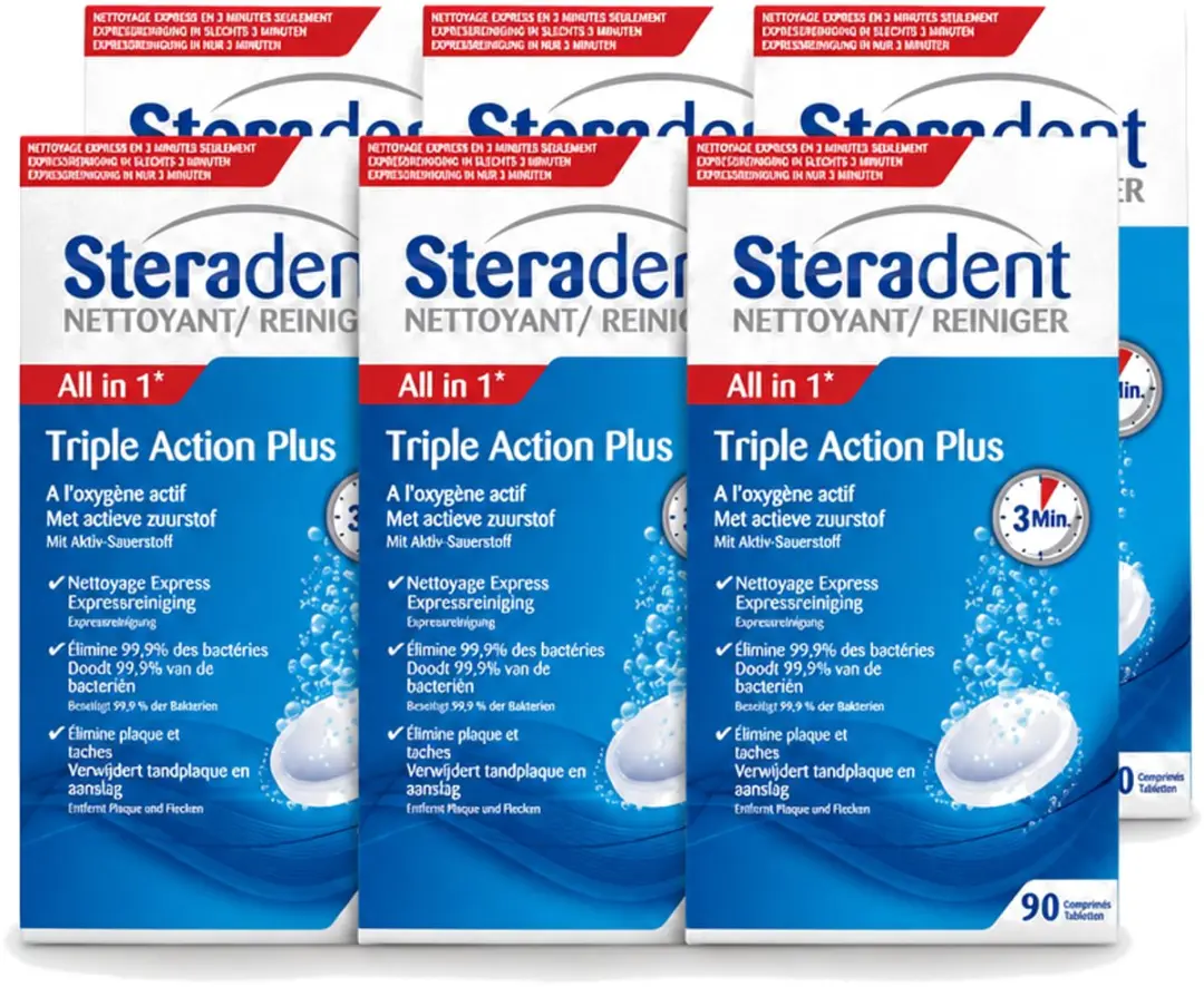 6 x Steradent
