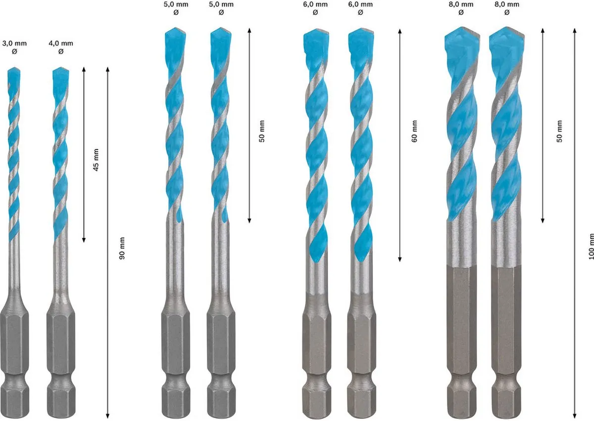 Bosch Professional EXPERT HEX-9 Multi-Pick & Click Set 3-8mm