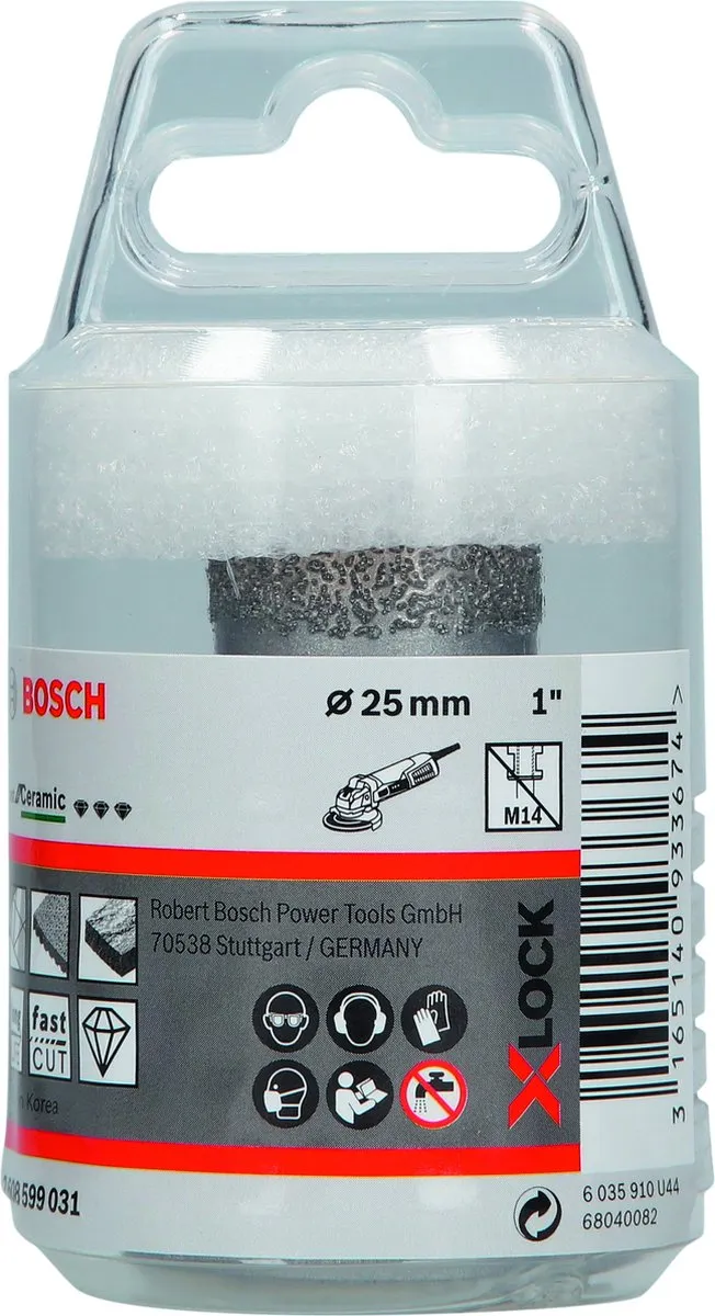 Bosch Professional X-LOCK Diamantdroogboor 25mm - Metaal