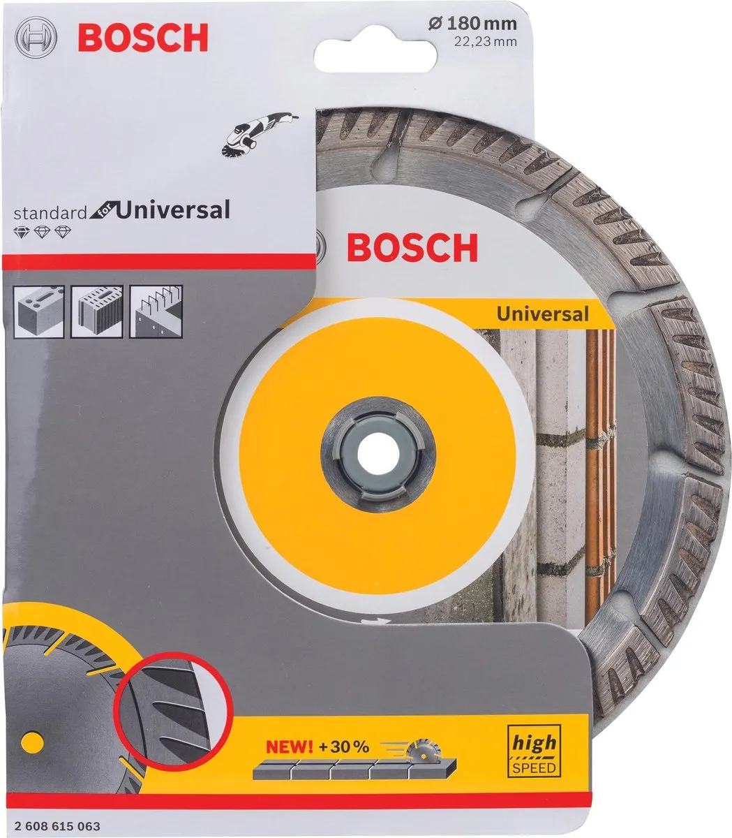 Bosch Professional Diamantschijf Universal 180mm - 22,23mm As