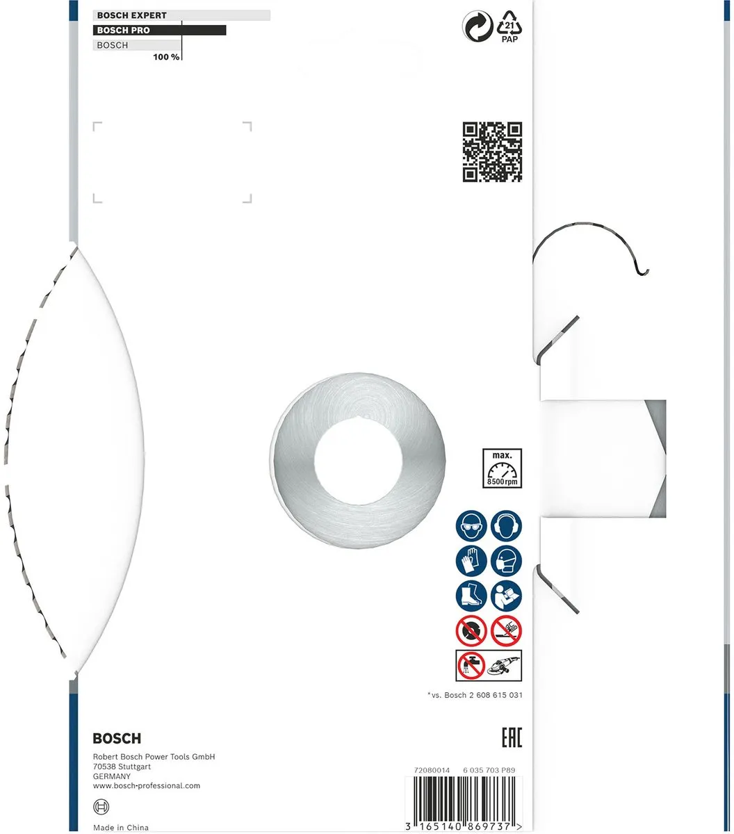 Bosch Professional Diamantschijf Universal 180mm - 22,23mm As