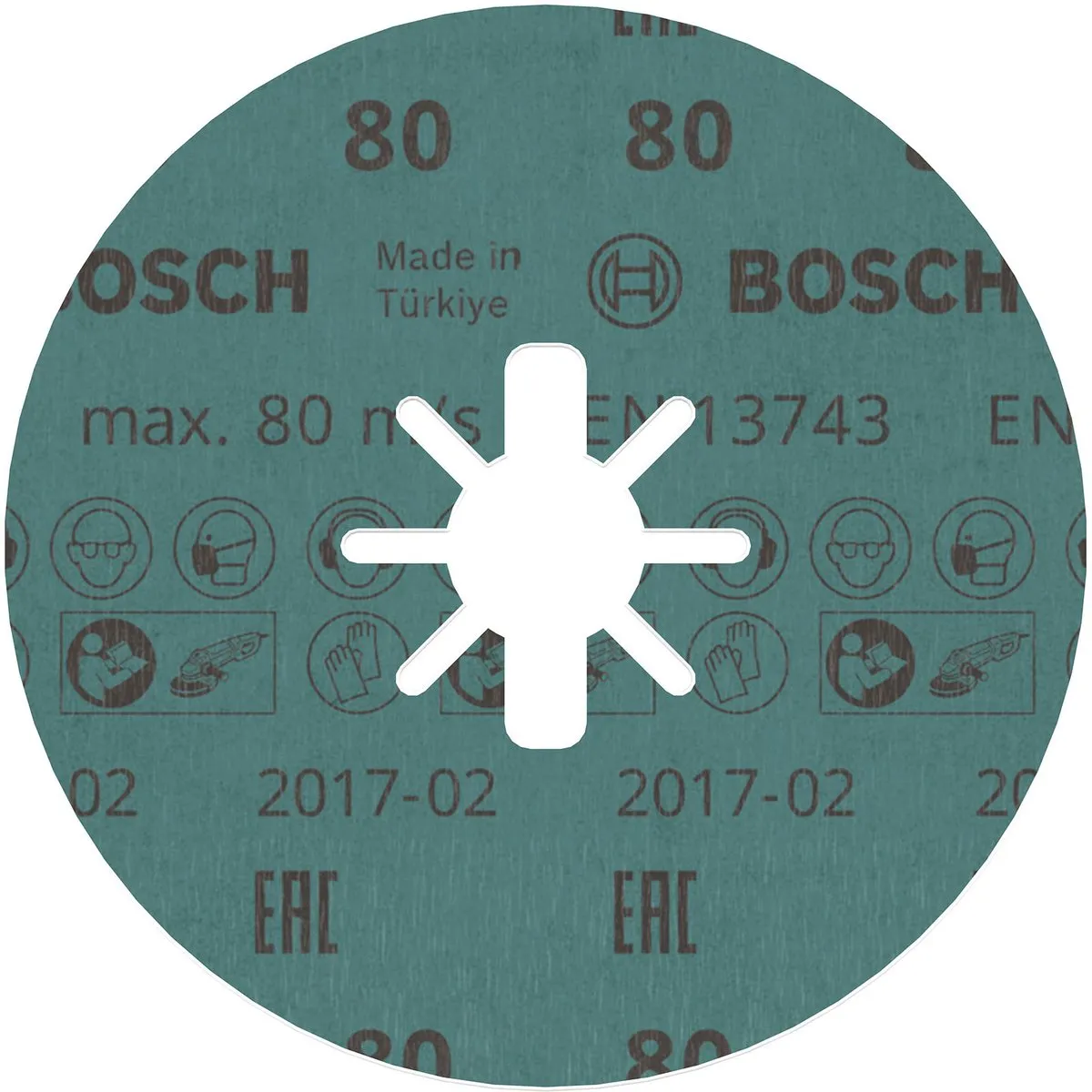 Bosch Professional Fiberschijf Xlock 125 K80