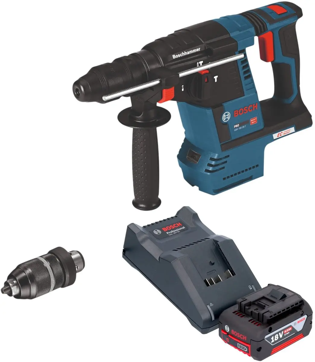 Bosch Professional GBH 18V-26 F Accuboormachine SDS-Plus - 2,6J - afbeelding 6 van 6