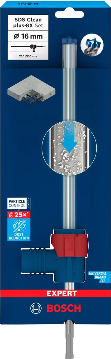 Bosch Professional EXPERT SDS Clean plus-8X Hamerboor Set 16x200x350