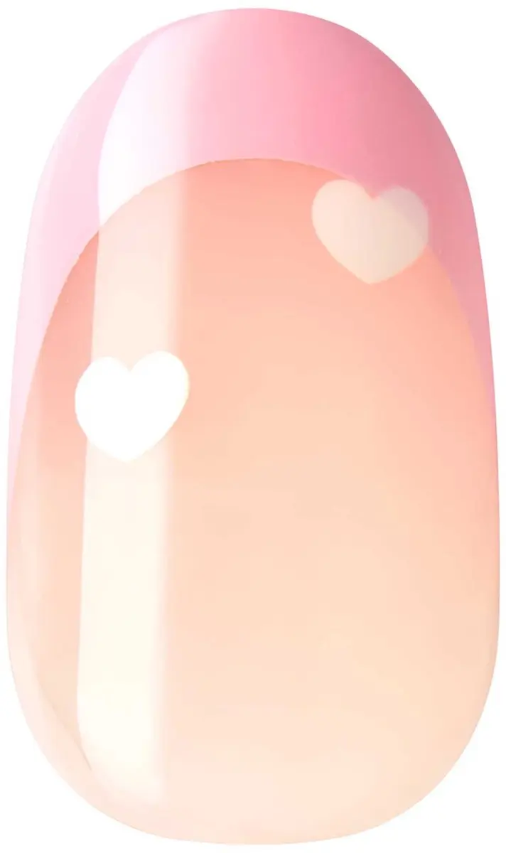 Kiss imPRESS Ditto Kunstnagels Amandelvorm Hartjes - 30 Stuks - afbeelding 5 van 6