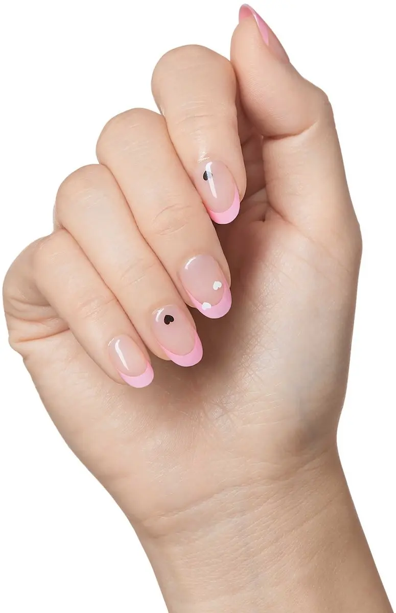 Kiss imPRESS Ditto Kunstnagels Amandelvorm Hartjes - 30 Stuks - afbeelding 2 van 6