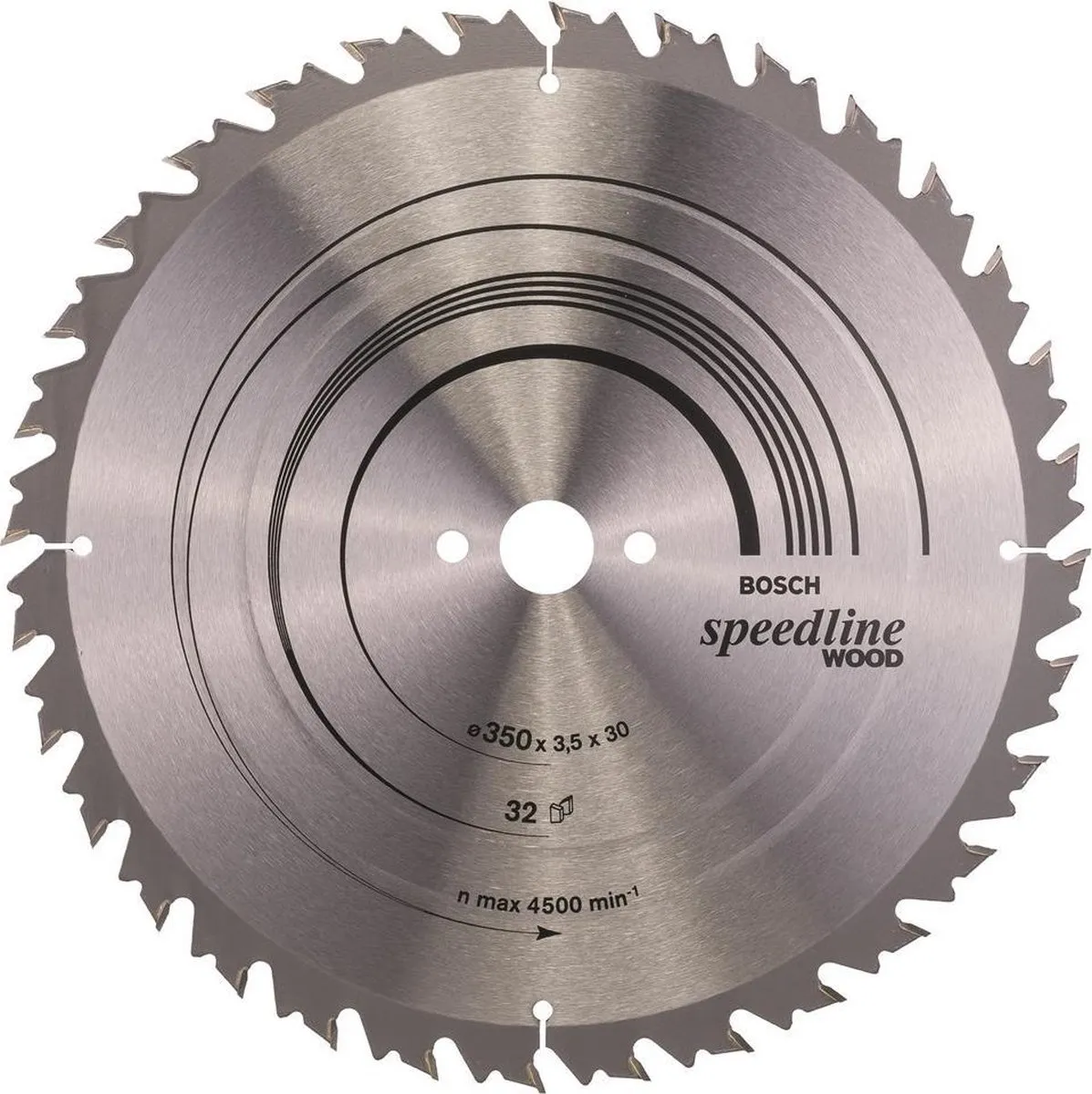 Bosch Professional Cirkelzaagblad Speedline Wood 350mm - 32 Tanden - afbeelding 6 van 6