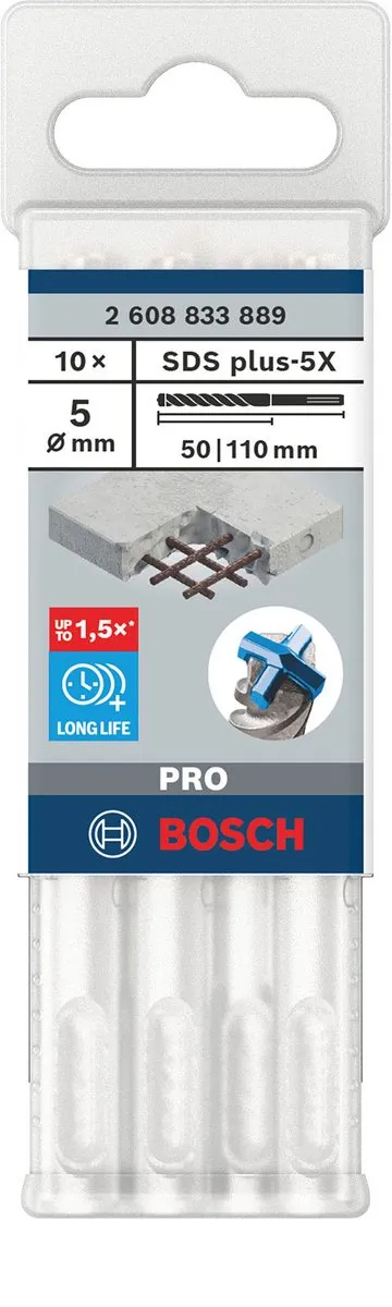 Bosch Professional SDS plus-5X Hamerboor 5x50x110 - 5mm