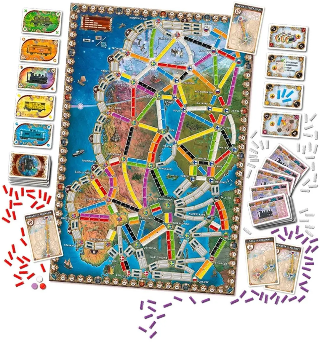 Days of Wonder Ticket to Ride Northern Lights Bordspel