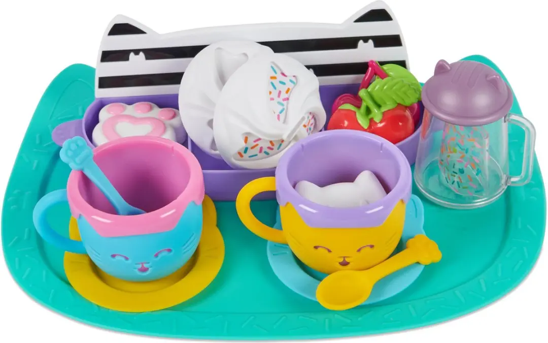 Spin Master Gabby’s Poppenhuis Spikkelfeest Serviceset - afbeelding 3 van 6