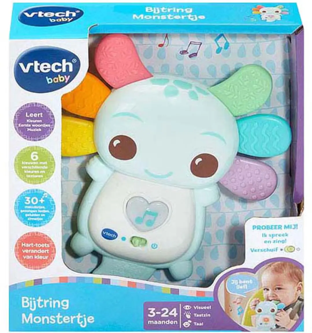 VTech Bijtring Monstertje - Meerkleurig