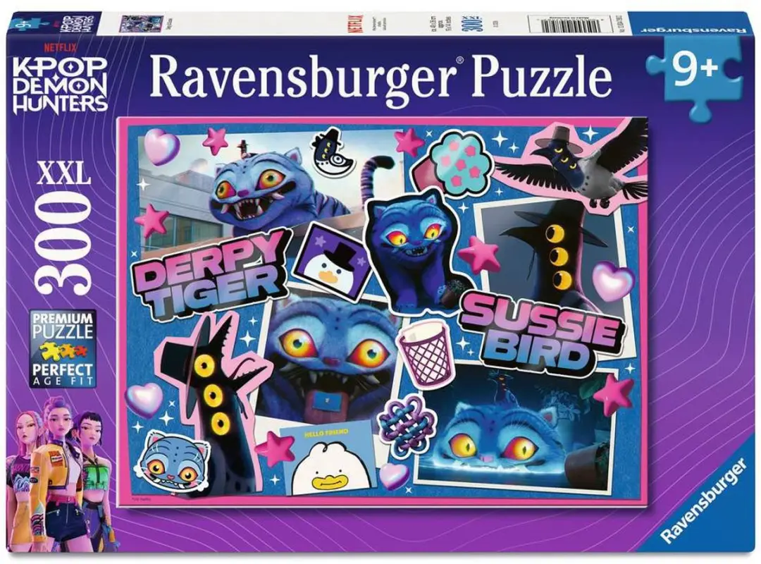 Ravensburger K-Pop Demon Hunters XXL Puzzel 300 Stuks - 49x36cm