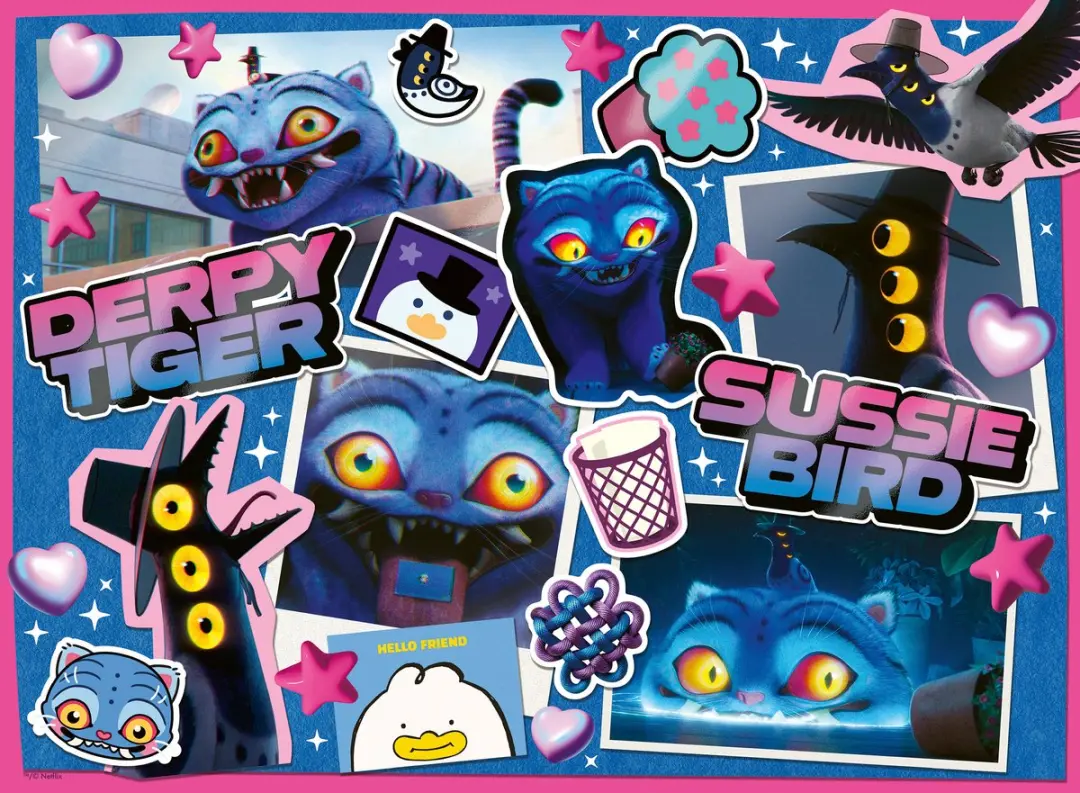 Ravensburger K-Pop Demon Hunters XXL Puzzel 300 Stuks - 49x36cm