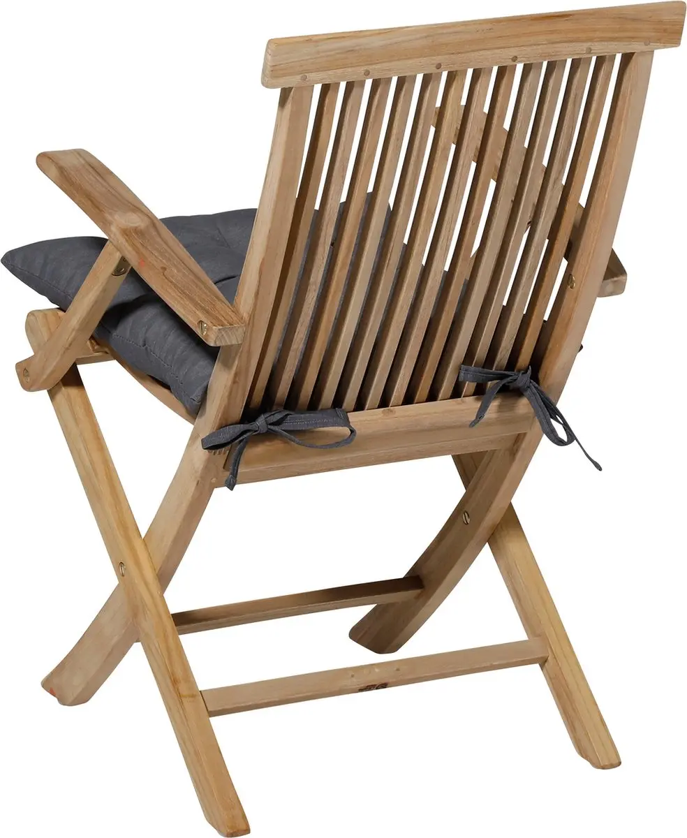 Madison Bistro Tuinkussen Panama 46x46cm - Grijs - afbeelding 4 van 6