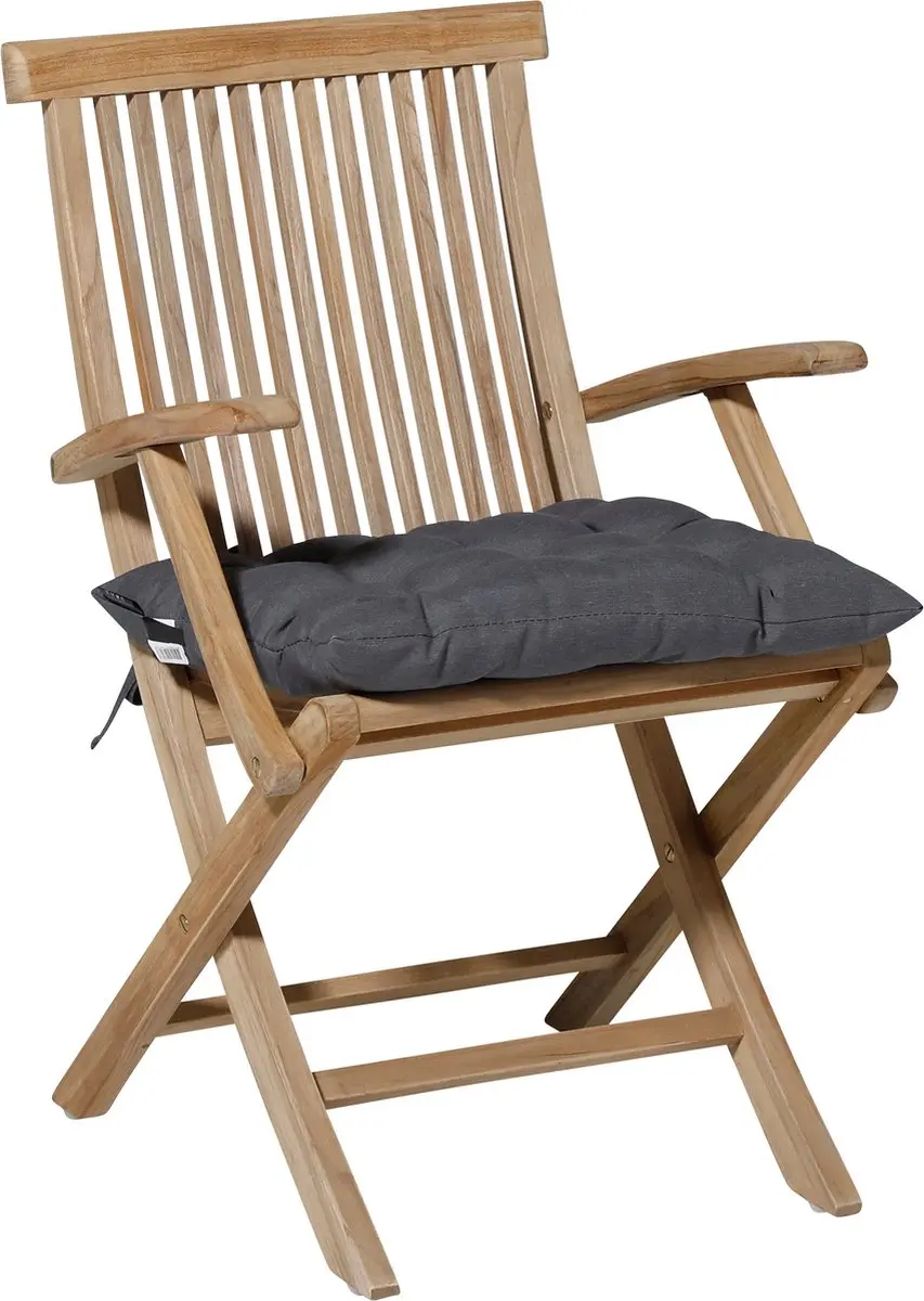 Madison Bistro Tuinkussen Panama 46x46cm - Grijs - afbeelding 6 van 6