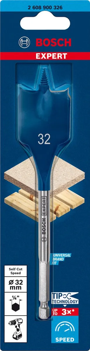 Bosch Professional EXPERT Speedboor Self Cut 32mm - 1 Stuk
