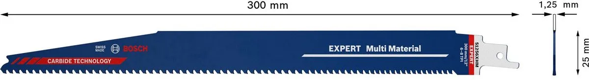 Bosch Professional Expert Multi Material S 1256 XHM Reciprozaagblad 2608900394