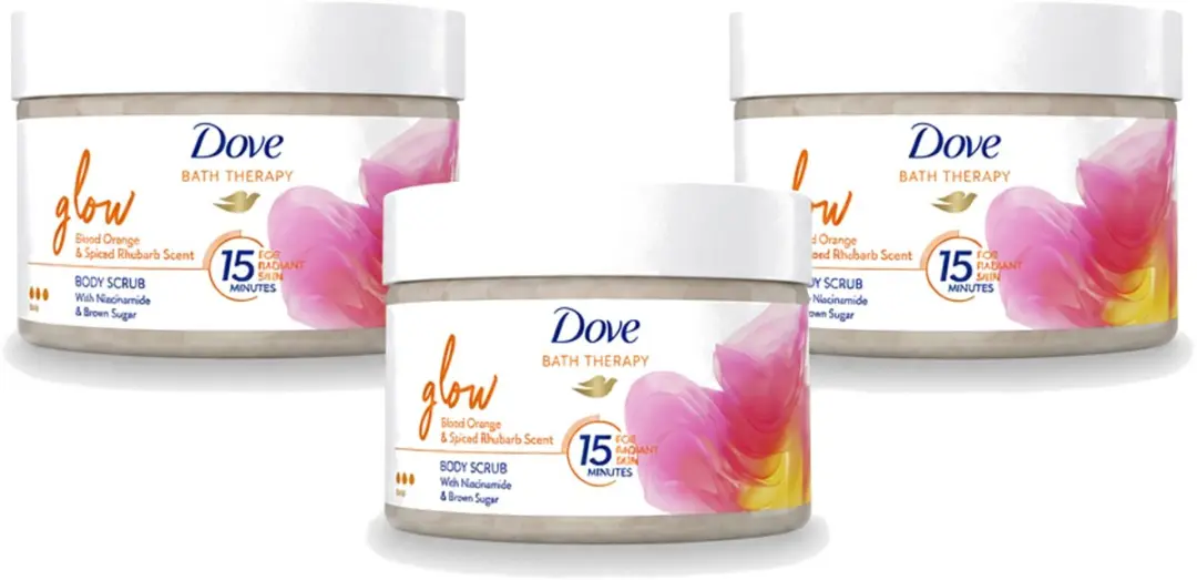 3 x Dove Bath Therapy Glow