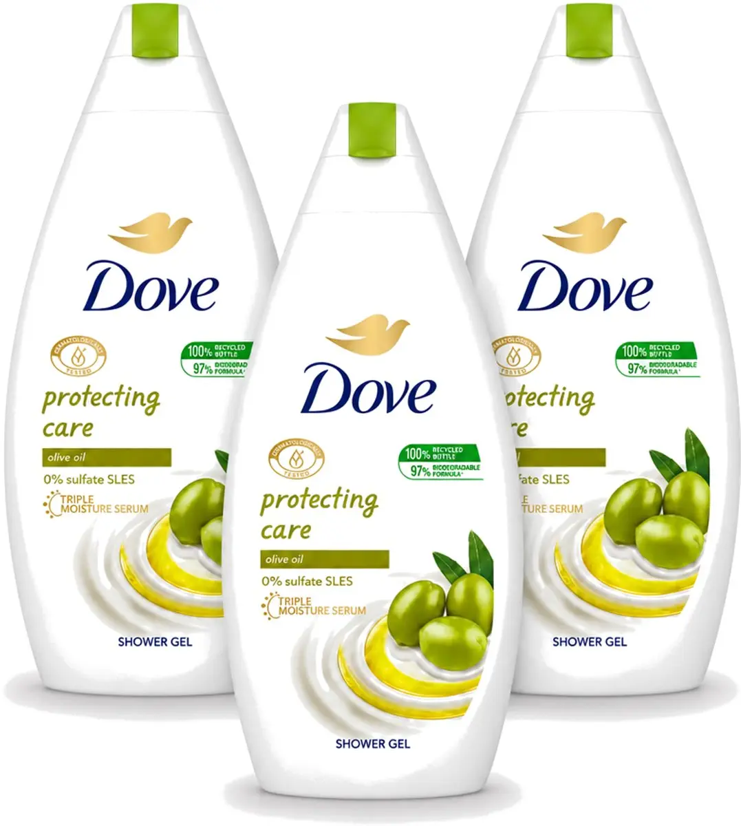 3 x Dove Protecting Care