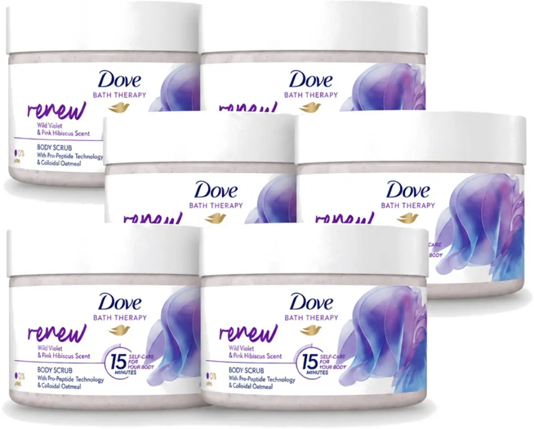 6 x Dove Bath Therapy Renew