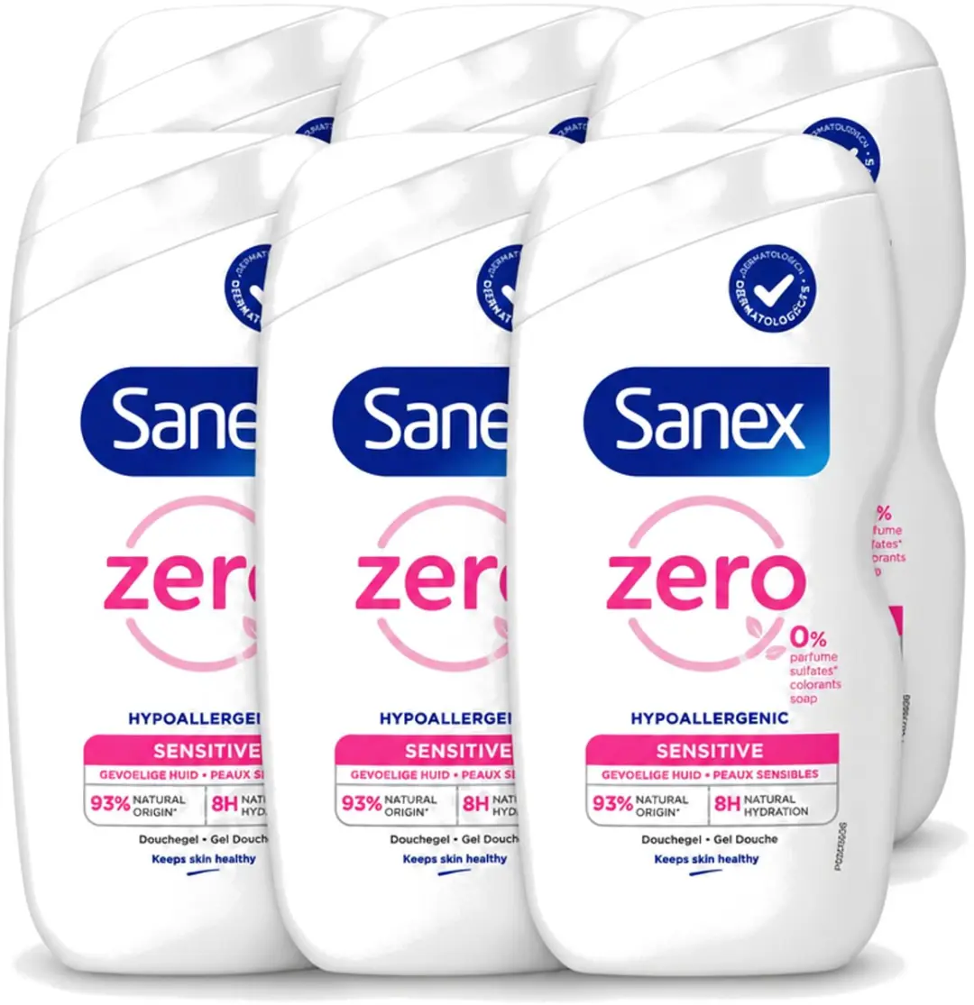 6 x Sanex Zero%