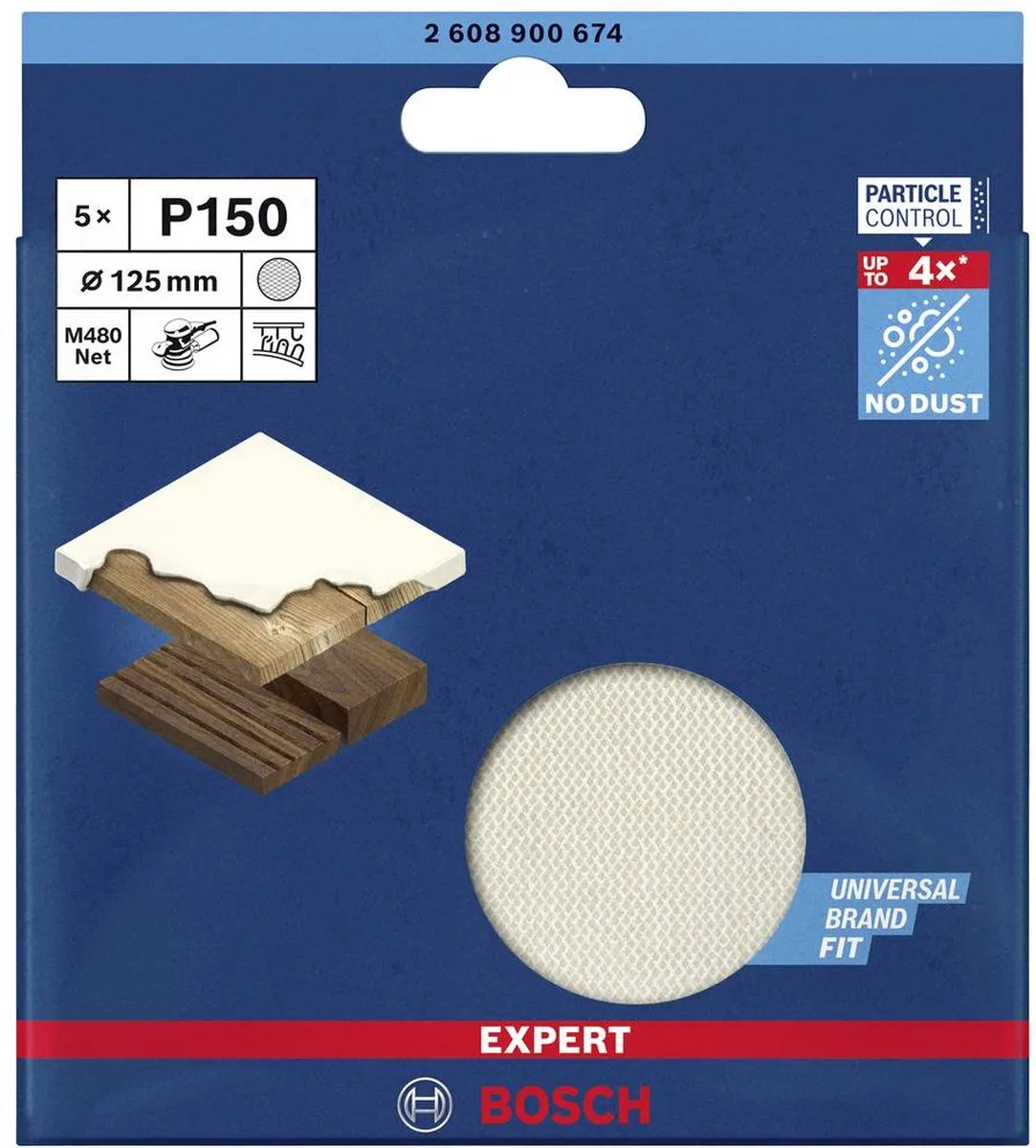 Bosch Professional M480 Schuurnet 125mm