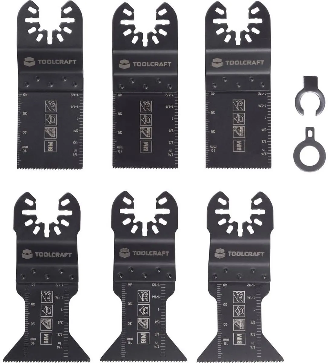 TOOLCRAFT TO-10283859 Bimetaal Zaagset 6-delig