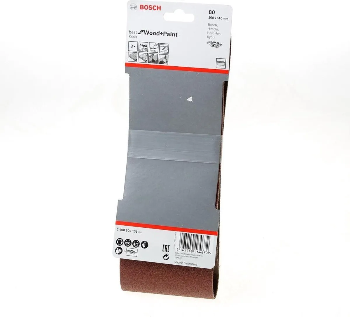 Bosch Professional 3 Banden 100x610mm Best Wood+Paint - afbeelding 6 van 6