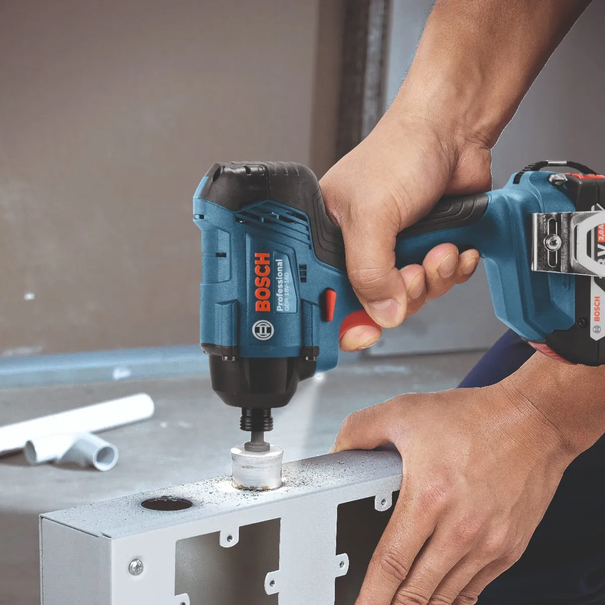 Bosch GDR 18V-160 Accu-Slagmoersleutel - 160Nm - 2x 5.0Ah