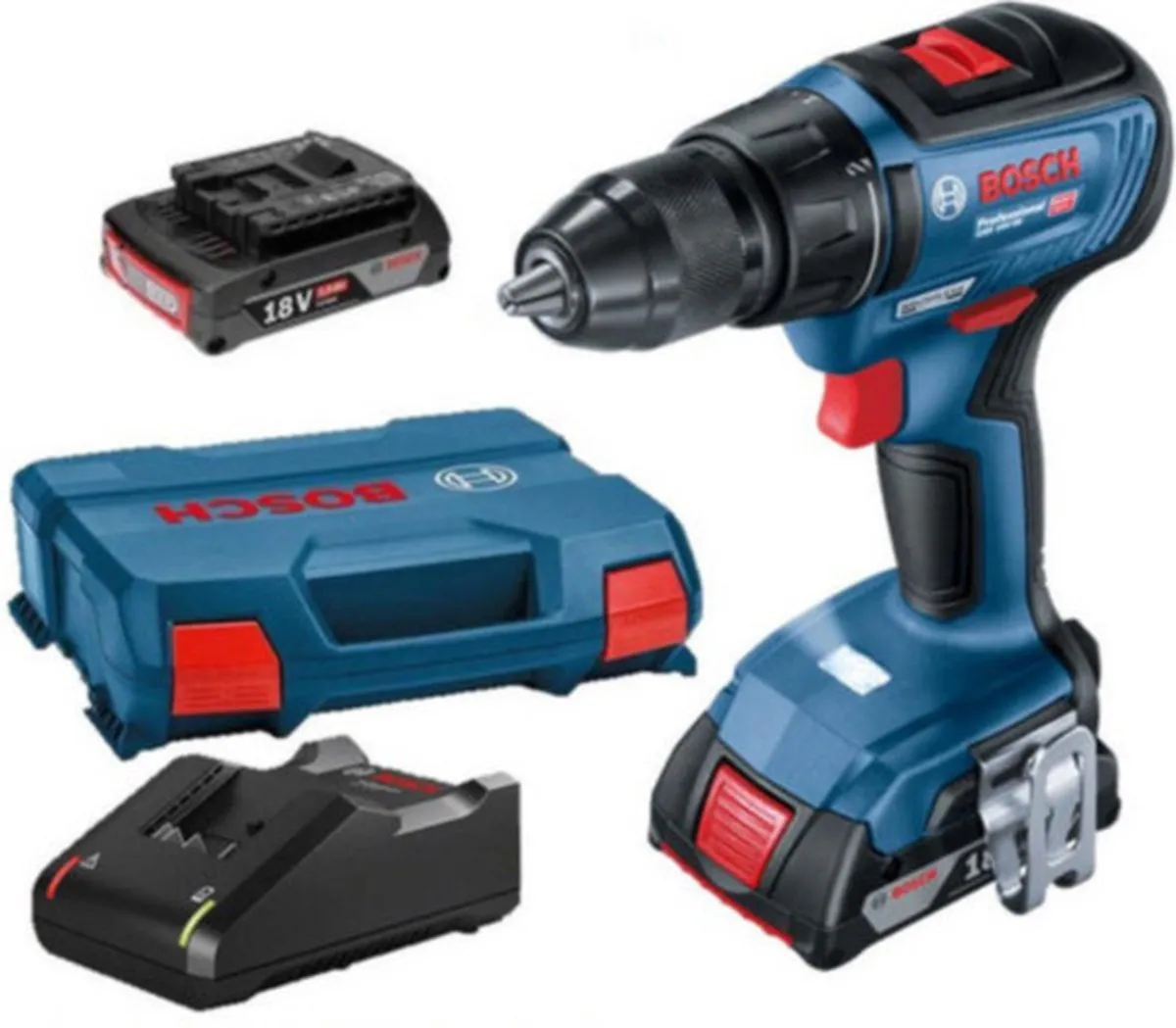 Bosch Professional GSR 18V-50 Accuboormachine - 2x 2000mAh - 2 snelheden - afbeelding 2 van 2