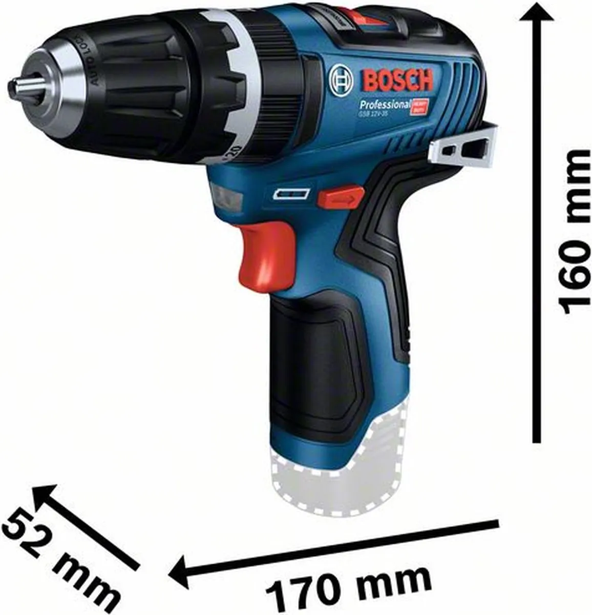 Bosch Professional GSB 12V-35 Klopboormachine