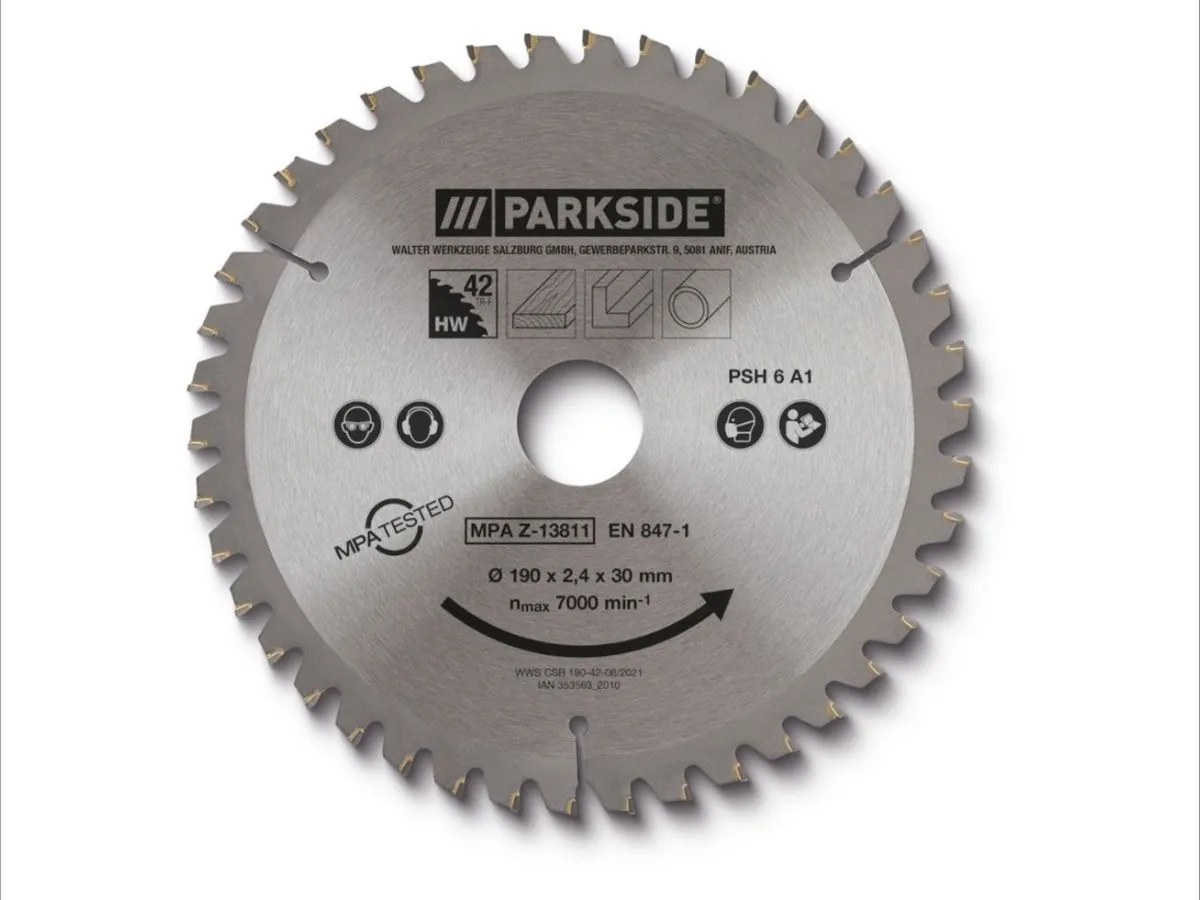 Parkside Cirkelzaagblad 42 Tanden 190mm