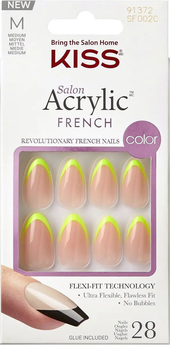 Kiss Salon Acrylic French SF002 Kunstnagels