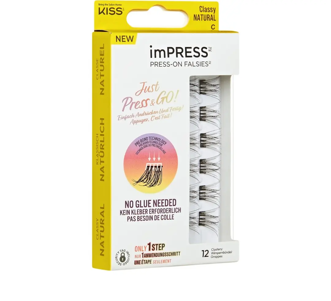 Kiss Press On Falsies ILS01C Zelfklevende Wimpers - 12 Stuks - afbeelding 2 van 5
