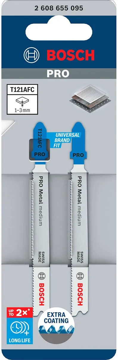 Bosch Professional PRO METAL T121AFC Blad 92mm - 2 Stuks
