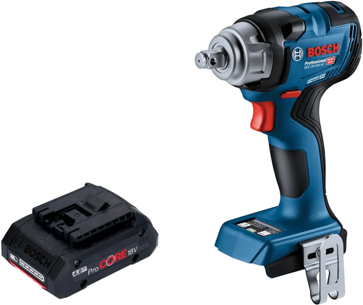 Bosch Professional GDS 18V-330 HC Accu-slagmoersleutel 330Nm