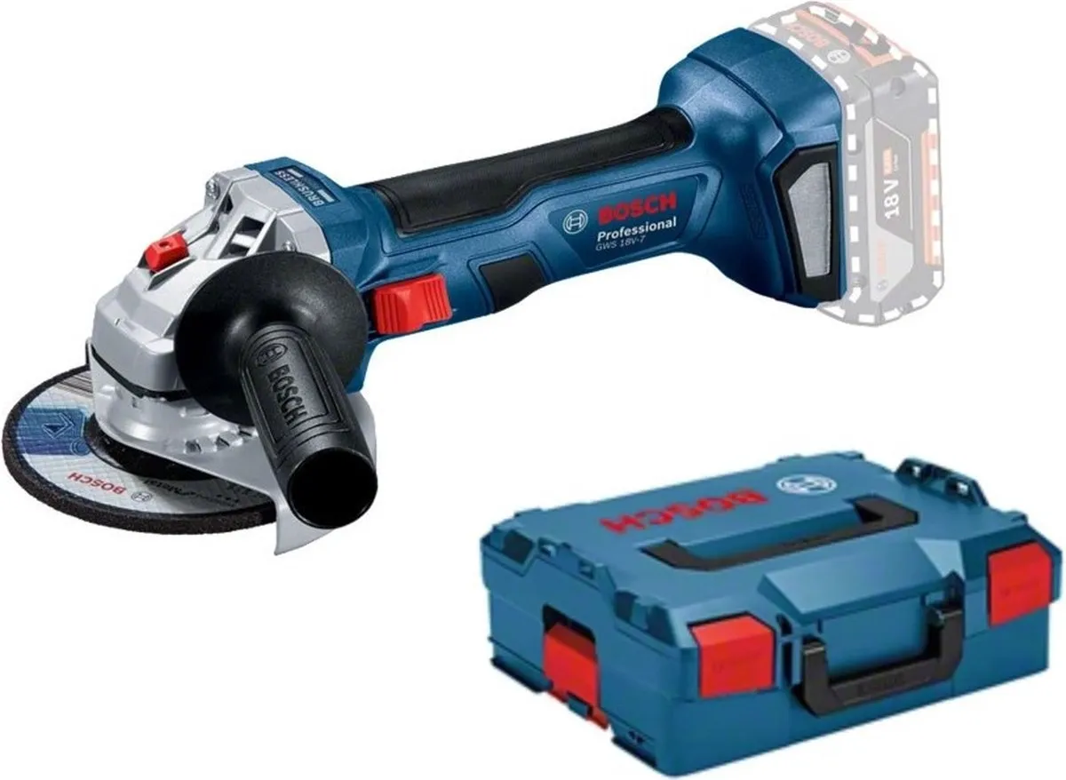 Bosch Professional GWS 18V-7 Accu Haakse Slijper 125mm - 06019H9002
