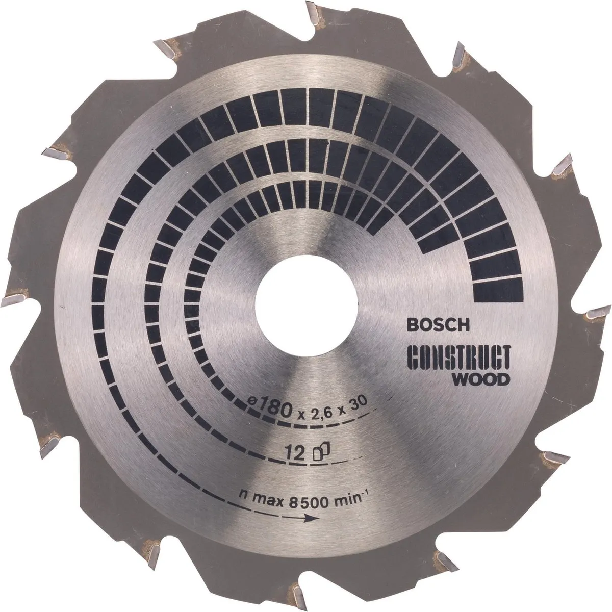 Bosch Professional Cirkelzaagblad Construct Wood 180mm