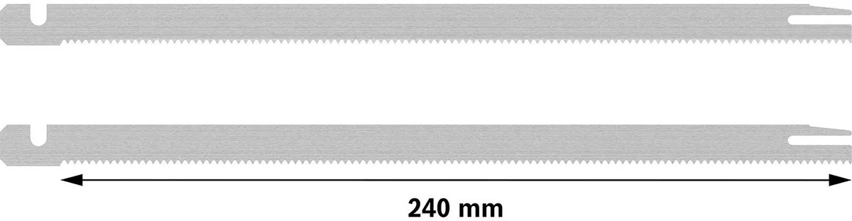 Bosch Professional GSG Zaagbladen 200mm Metaal - 2 Stuks