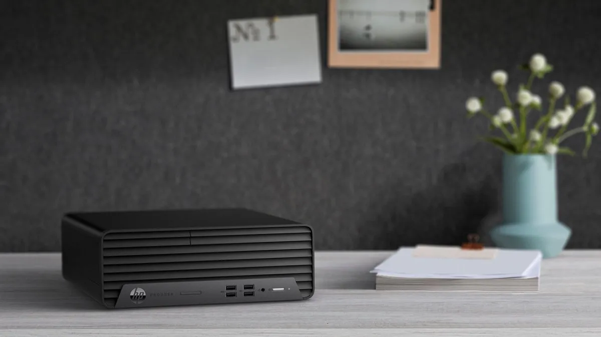 HP Pro SFF 400 G9 i5-14500 Mini Tower - 16GB RAM 512GB SSD - DVD-RW - W11 Pro AZERTY - afbeelding 6 van 6