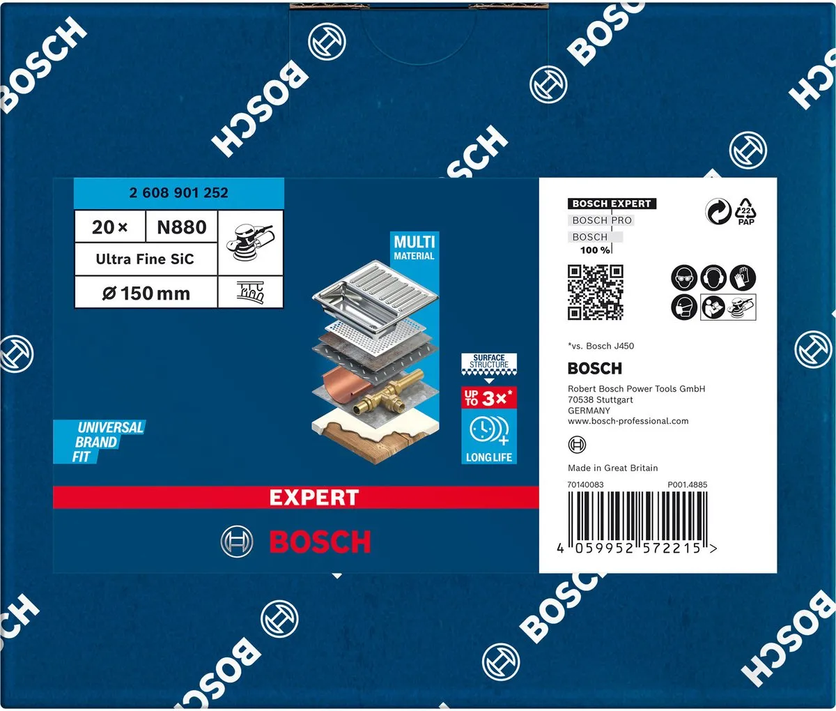 Bosch Professional 20x Expert N880 Vliesschijven