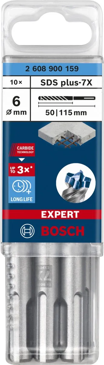 Bosch Professional EXPERT SDS plus-7X Hamerboor 6x50x115mm